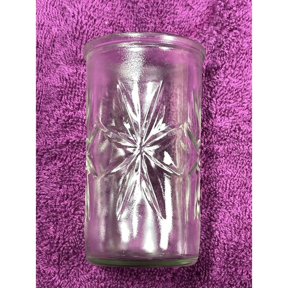 Vintage Brockway Glass Atomic Starburst Pattern Juice Glass Misc Glasses Lot 7 - Picture 6 of 11